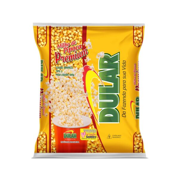 Milho de Pipoca Premium Dular 500g