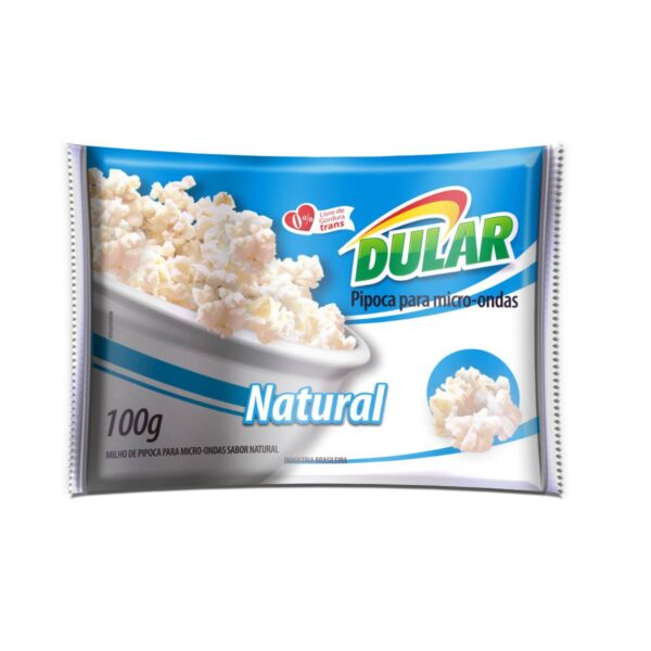 Pipoca para Micro ondas Natural Dular 100g